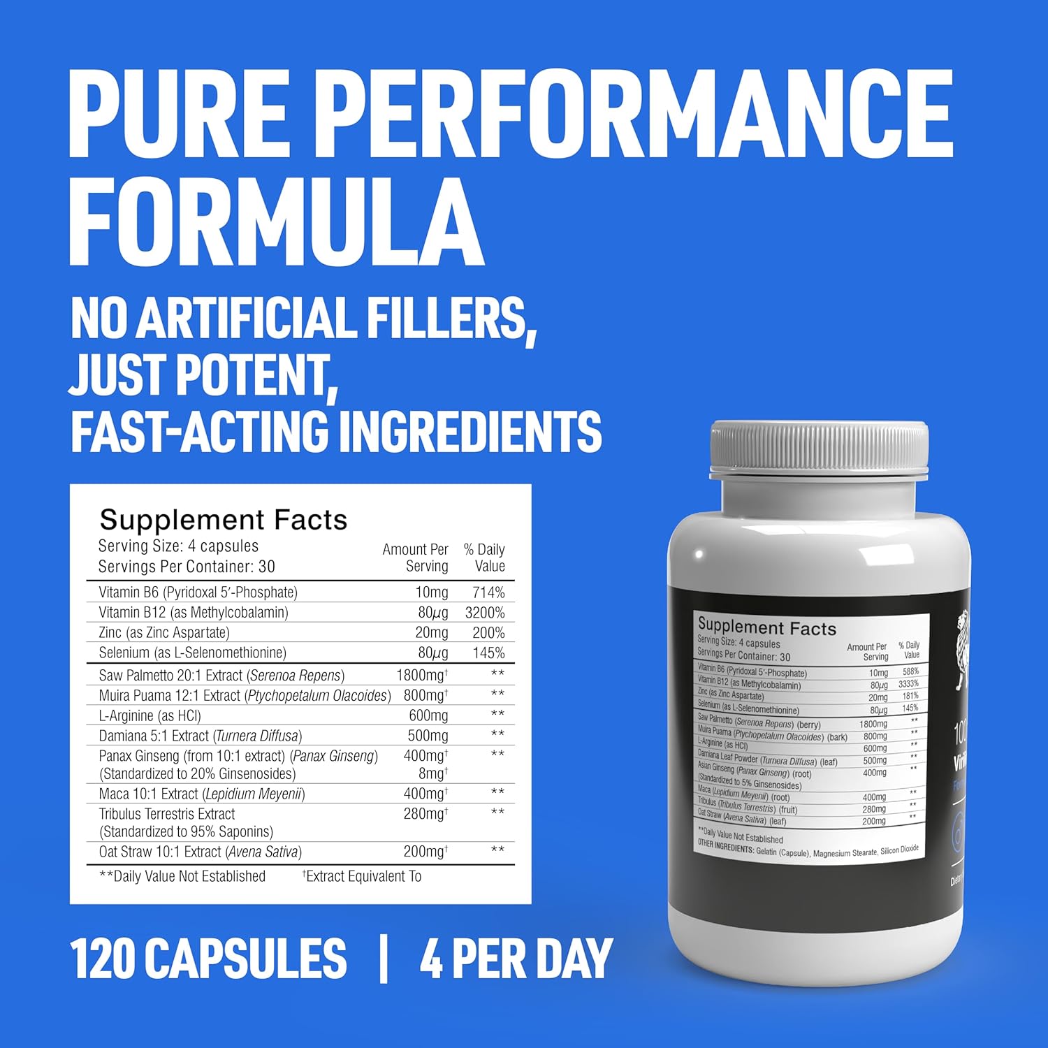 Enhance – Premium Male Enhancement Supplement | 100% Natural, US Made