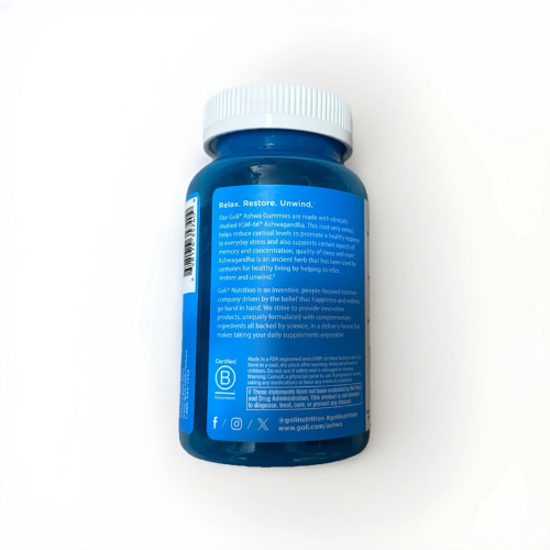 goli nutrition ashwagandha gummies 60 Gummies  New