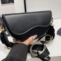 Casual Minimalist Saddle Crossbody Bag for Women –