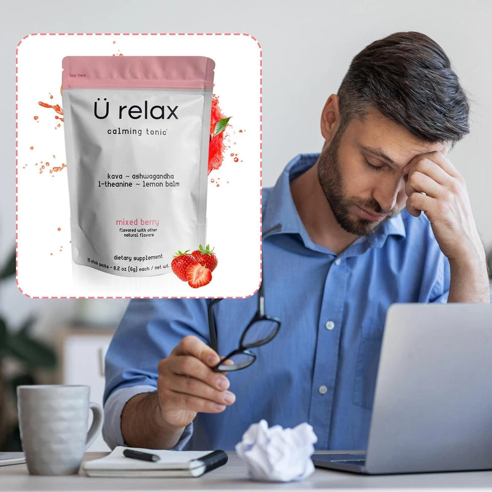 Relax Calming Tonic- 15 Packets MIXED BERRY Flavor Relax Calming Drink-